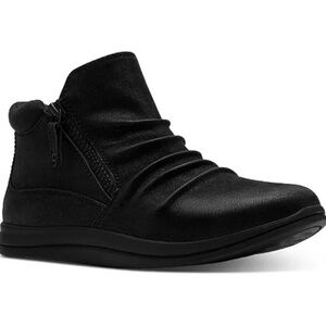 NEW Clarks Cloudsteppers Women's Breeze Path Wedge Booties Size US 7